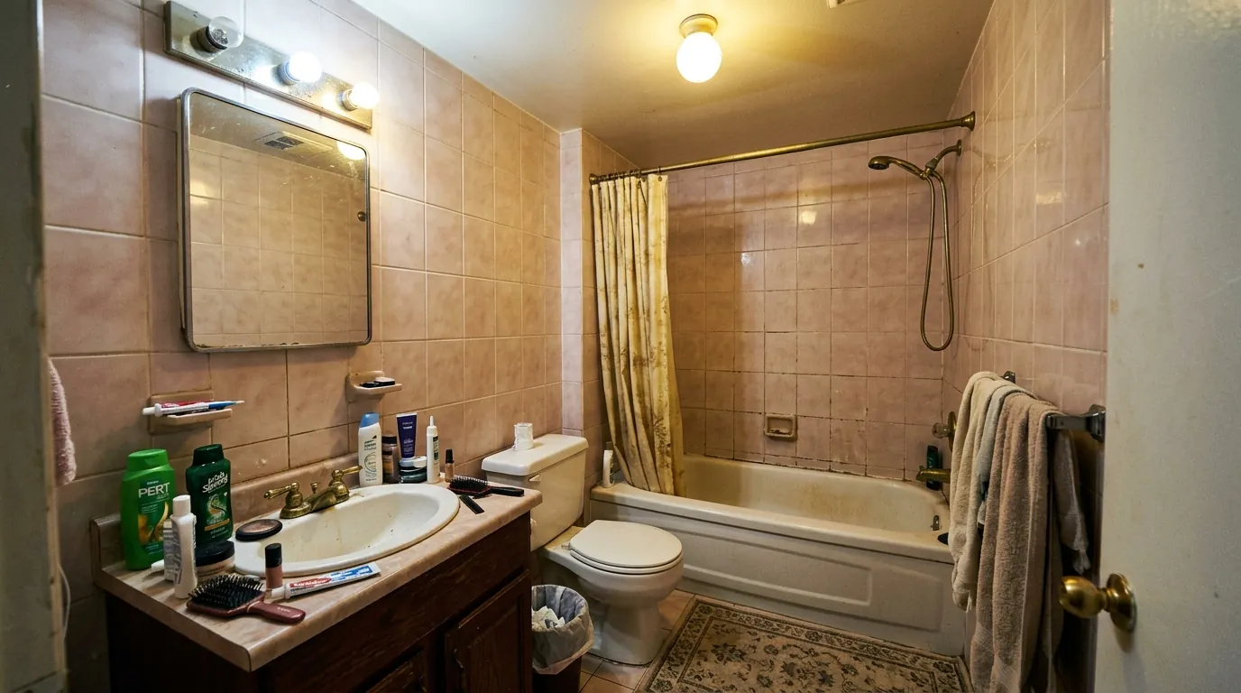 Before bathroom renovation